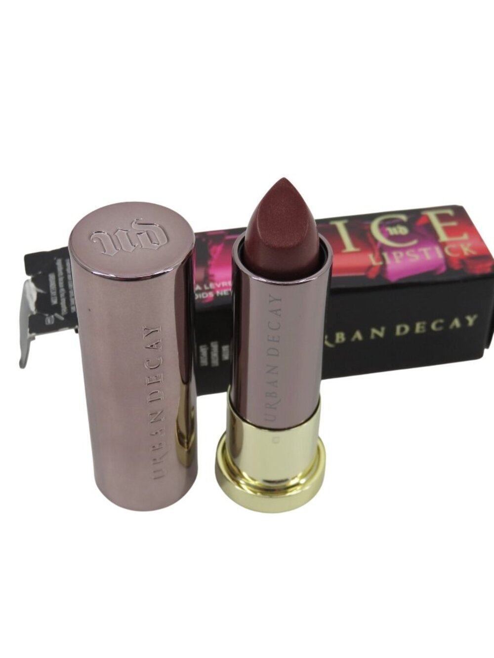 NEW Open Box Urban Decay VICE Lipstick Backdoor Metallized 3.4g .11oz RARE